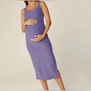 Beyond the Bump Lavender Midi Dress